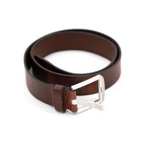 Nickel Smart Leather Belt / Men's 36 (34" pant size)